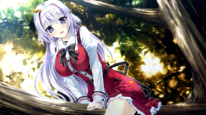 anime girls, long hair