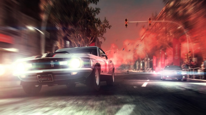 race cars, Ford Mustang, Grid 2