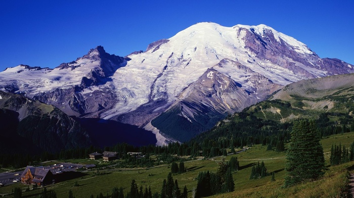 landscape, snow, nature, mountain