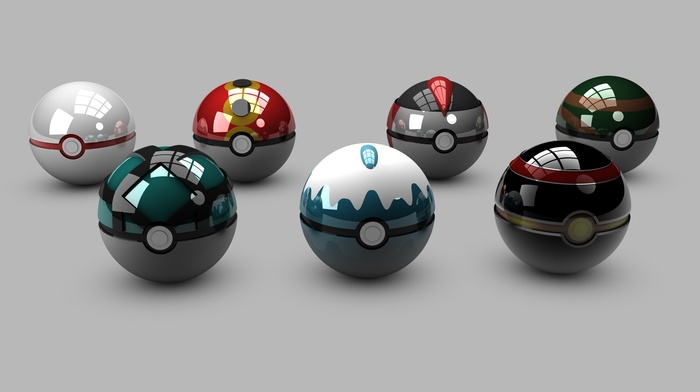 Pokemon, video games, pok balls