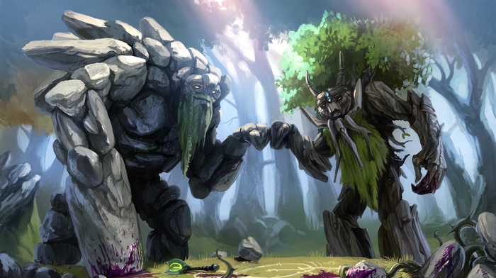 Treant Protector, Dota 2, Tiny