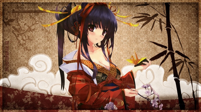 kimono, anime girls