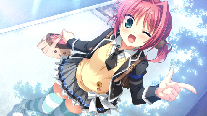 Imouto no Okage de Motesugite Yabai, anime girls, pink hair