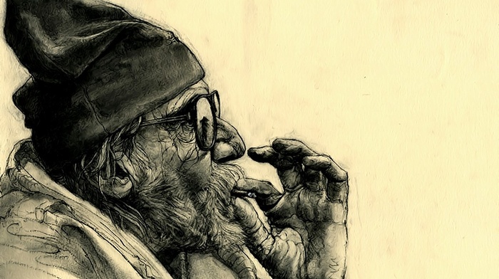 cannabis, old, old people, smoke