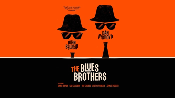 movies, The Blues Brothers, artwork