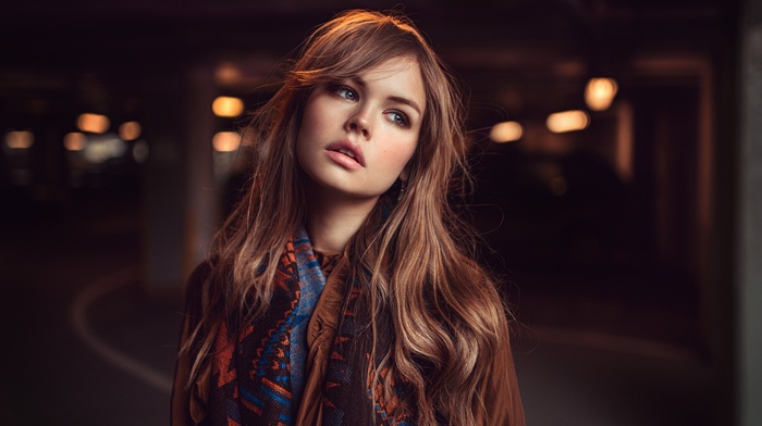 Anastasia Scheglova, long hair, juicy lips, model, Georgiy Chernyadyev, redhead, girl, auburn hair