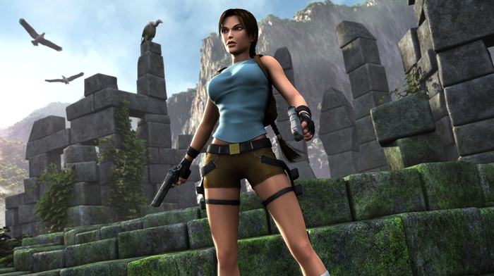 Tomb Raider, girl, Lara Croft, Tomb Raider Legend