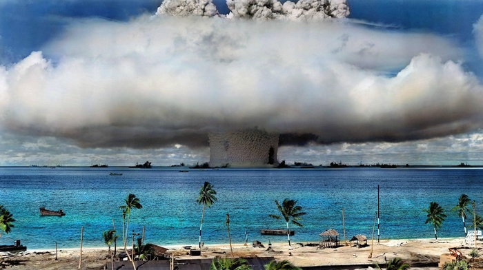 nature, water, bombs, nuclear
