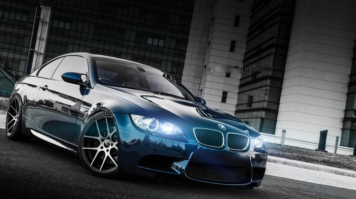 BMW, car, blue cars, blue, BMW E92 M3