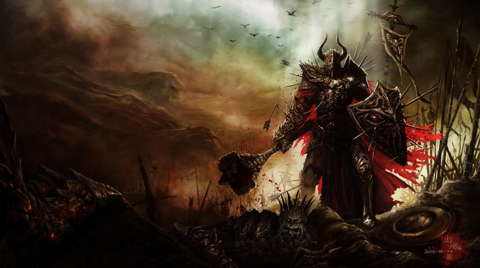 Diablo III, Diablo, fantasy art