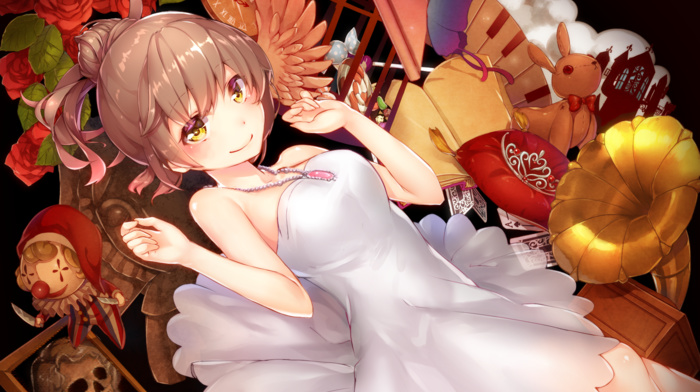 anime girls, dress