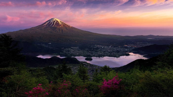 Mount Fuji, mountain, landscape, Japan, nature