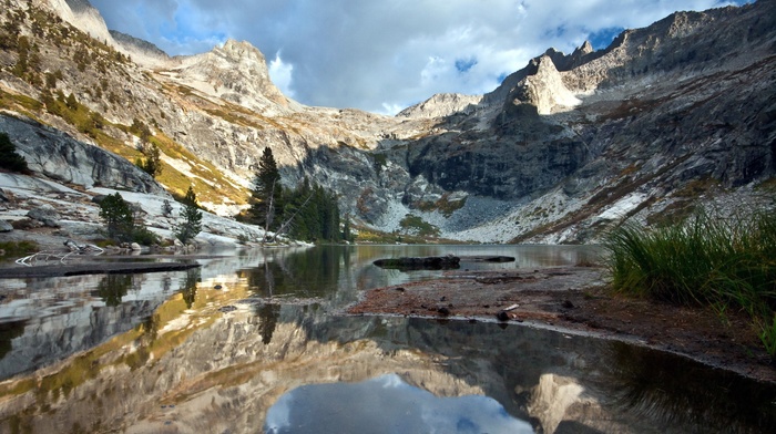 nature, reflection, landscape, mountain, lake