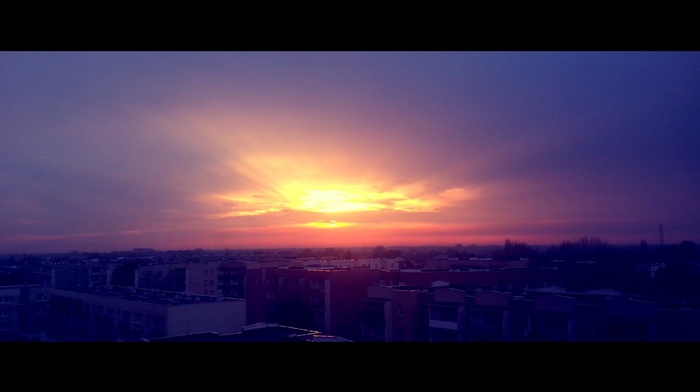 sunset, Poland