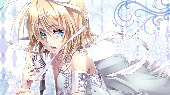 anime, blonde, anime girls, blue eyes