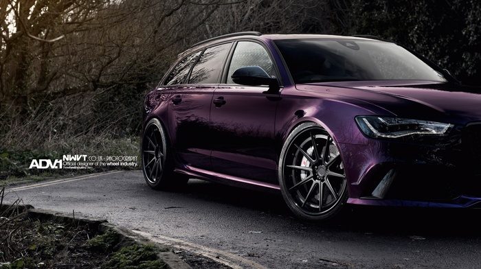 purple, RS6, ADV.1 Wheels, Quattro, ADV.1, Audi RS4 Avant, Audi, audi quattro