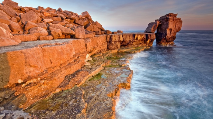 long exposure, sea