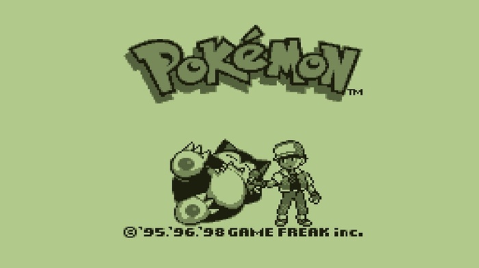 video games, green, retro games, Pokemon