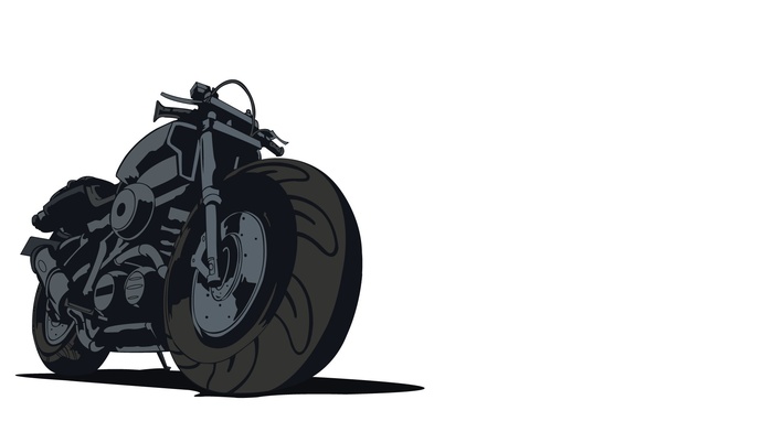 vector art, motorcycle