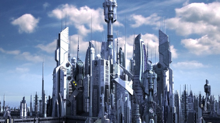 science fiction, Stargate Atlantis, skyscraper