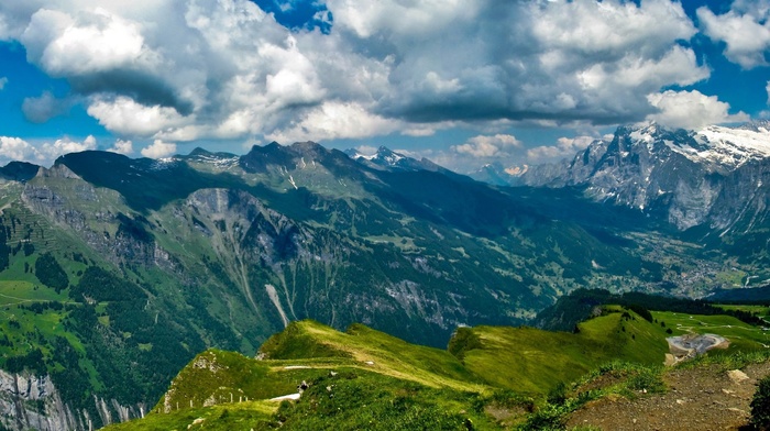 mountain, landscape, nature