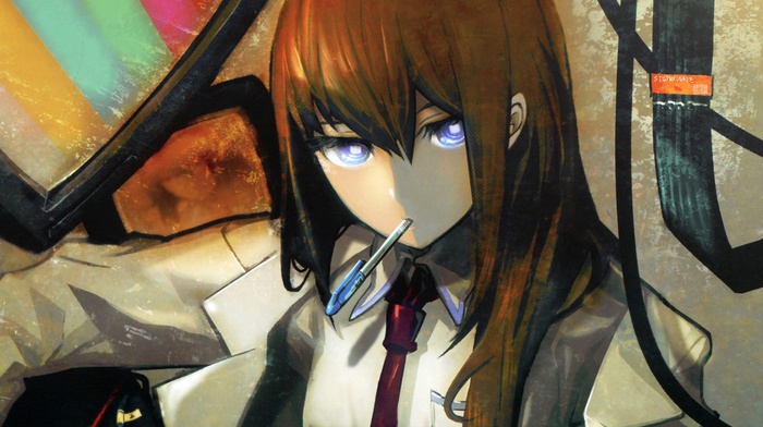 anime, steinsgate, anime girls, Makise Kurisu, schoolgirls