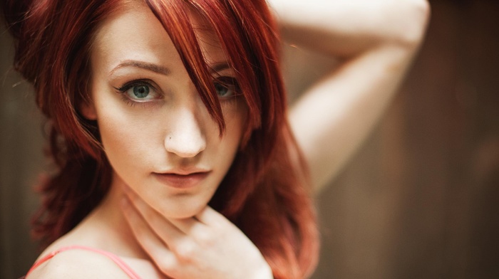 Lindsaychelle Suicide, model, redhead, eyes