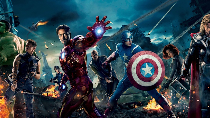 Hulk, The Avengers, nick fury, Black Widow, Captain America, Thor, Maria Hill, hawkeye, Iron Man