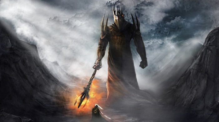 fantasy art, The Lord of the Rings, Morgoth