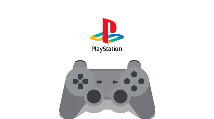 video games, logo, playstation