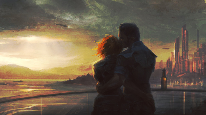 painting, Mass Effect, artwork, concept art