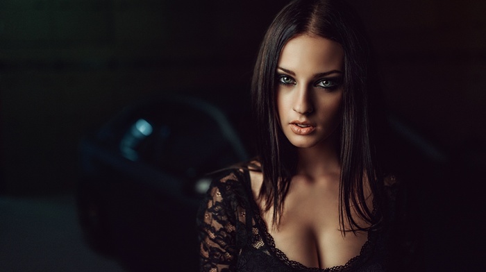 Georgiy Chernyadyev, cleavage, girl, model, Alla Berger