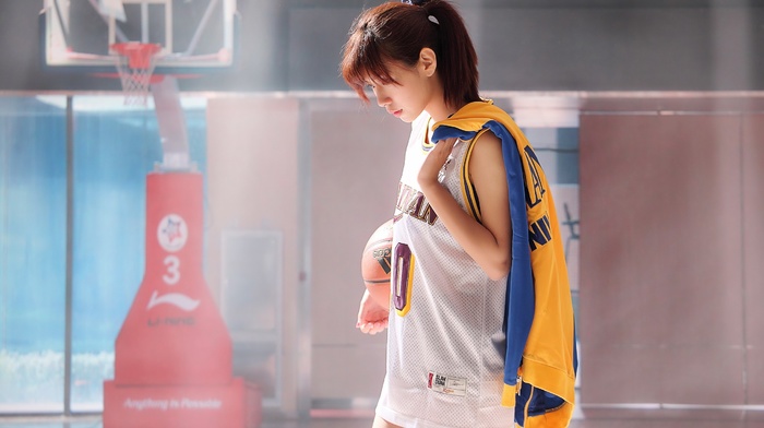 basketball, model, girl, Asian