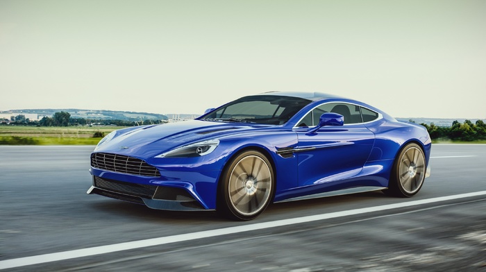 Aston Martin, blue cars, car