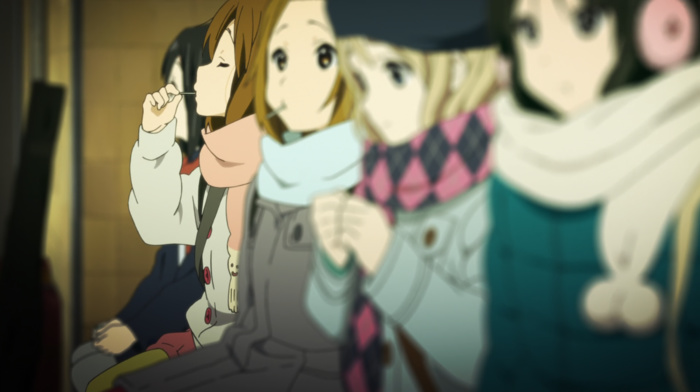 Tainaka Ritsu, Nakano Azusa, Kotobuki Tsumugi, K, on, Hirasawa Yui, anime girls, Akiyama Mio
