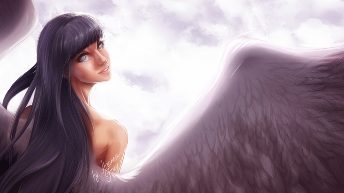artwork, angel, fantasy art