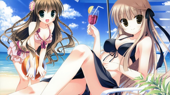 bikini, anime girls
