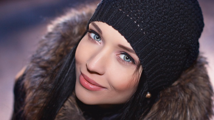 girl, blue eyes