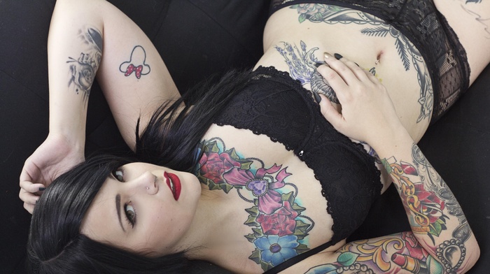 Suicide Girls, LadyLove Suicide, tattoo