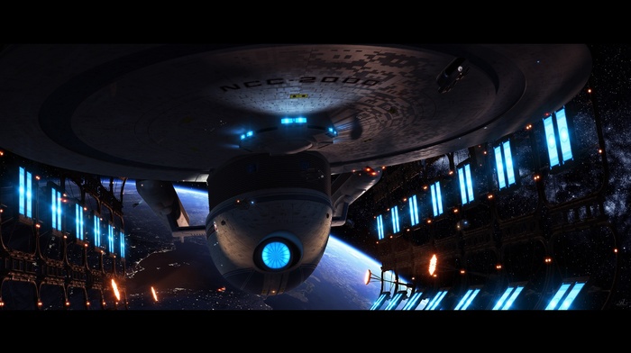 science fiction, Star Trek, USS Excelsior