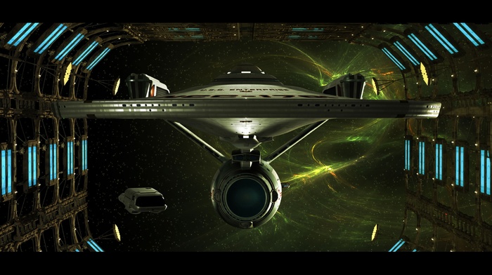 USS Enterprise spaceship, spaceship, Star Trek