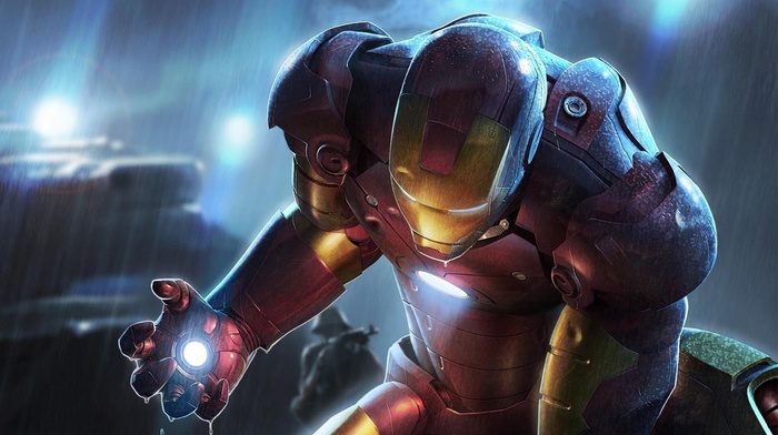 fantasy art, digital art, Iron Man