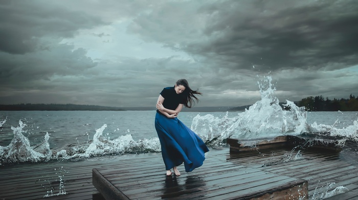 model, girl, girl outdoors