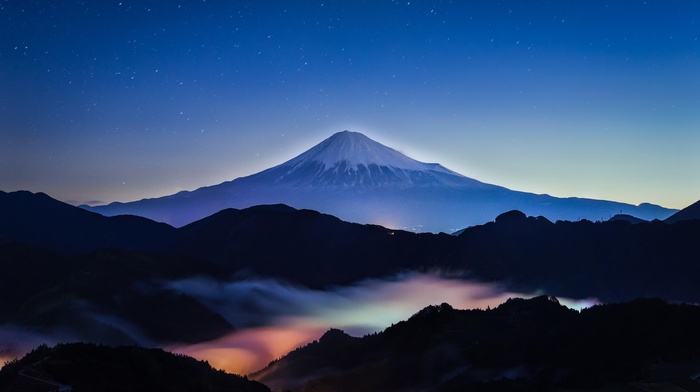 Mount Fuji, landscape, nature, Japan, mountain