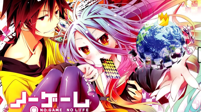 anime, Shiro No Game No Life, Sora No Game No Life, No Game No Life