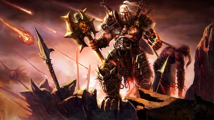 fantasy art, digital art, Diablo, video games, Diablo III