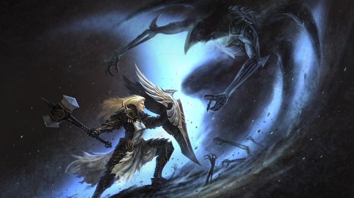 Diablo III, fantasy art, Diablo, video games, digital art