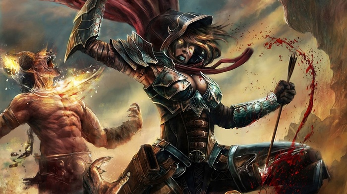Diablo III, video games, fantasy art, Diablo, digital art