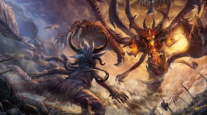 Diablo, Diablo III, video games, digital art, fantasy art
