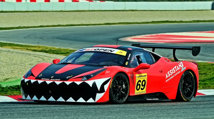 racing, Ferrari Challenge, race cars, Ferrari 458 Italia GT3, car
